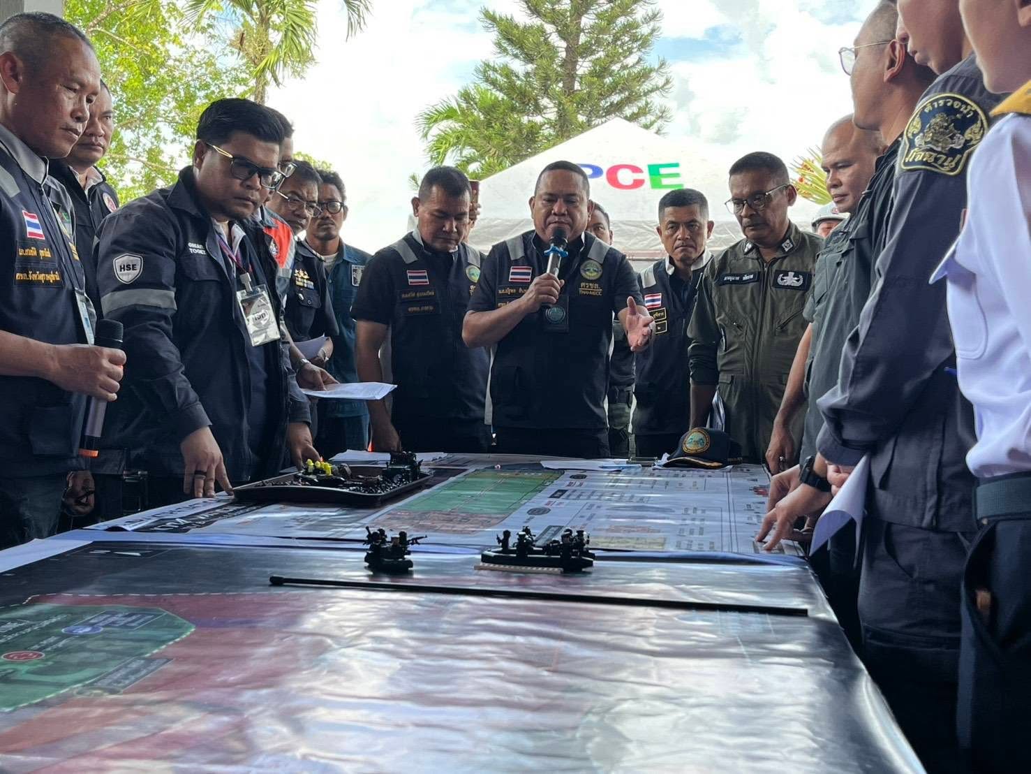 🚨 ศรชล.จังหวัดสุราษฎร์ธานี ซ้อมแผนบนโต๊ะ (TTX) รับมือสถานการณ์จำลอง